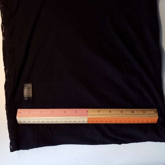 EXPRESS BLACK ROSE LACE INFINITY SCARF - Picture 6 of 6